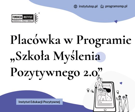 baner szkola w programie Szkola Myslenia Pozytywnego